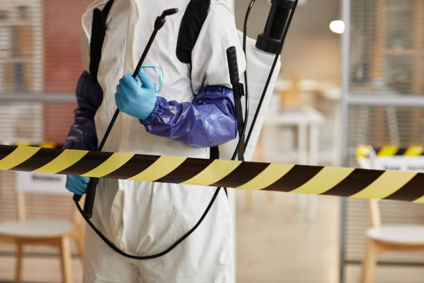 Professional Biohazard technician working in Palm Springs, FL